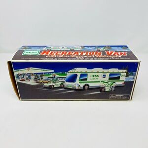 Hess 1998 Recreation Van with Dune Buggy and Motorcycle